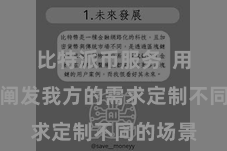 比特派币服务 用户不错阐发我方的需求定制不同的场景