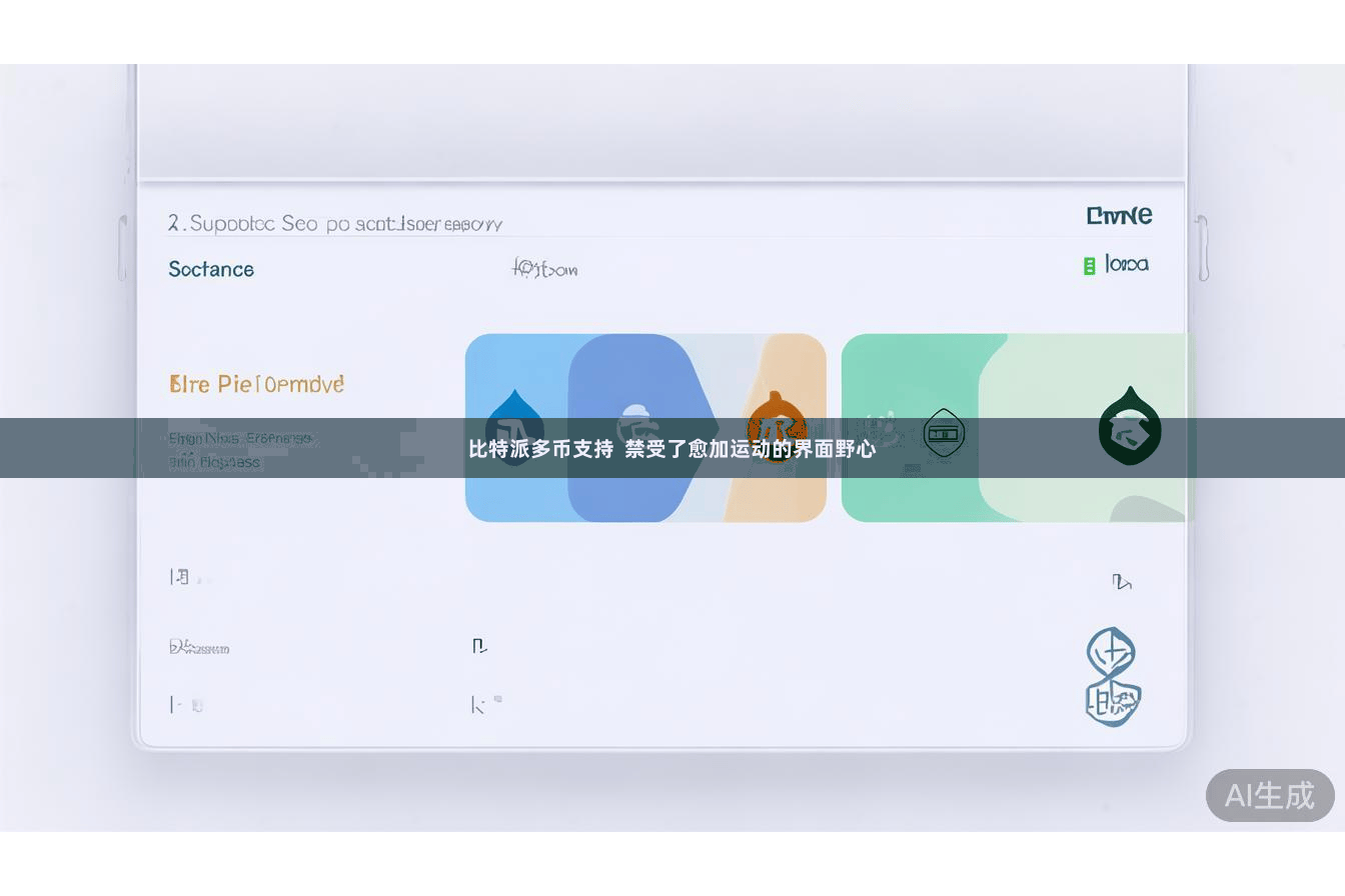 比特派多币支持  禁受了愈加运动的界面野心