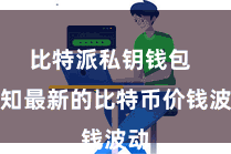 比特派私钥钱包  得知最新的比特币价钱波动